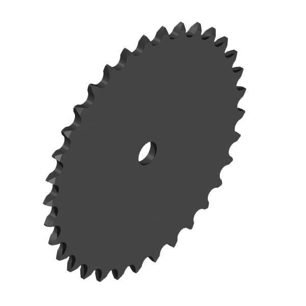 PHS 80-1A47_Zincir Dişlisi, Tek Sıra, Pilot Delik, ANSI