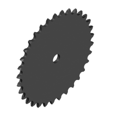 PHS 41-1A27_Zincir Dişlisi, Tek Sıra, Pilot Delik, ANSI