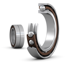 7218 CD/P4ADGA_Yüksek Hassasiyetli Eğik Bilyalı Rulmanlar