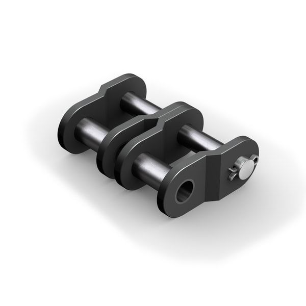 PHC 12B-2SS-O/L_Zincir Yarım Bakla, İki Sıra, Paslanmaz, EN