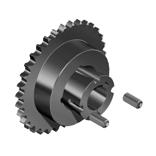PHS 10B-1TB32_Zincir Dişlisi, Tek Sıra, Konik Burçlu Model, EN